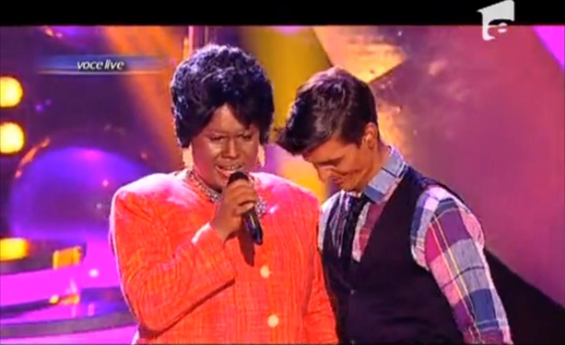 Radu Almasan este Aretha Franklin, Lavinia este Radu Almasan. Vezi cine s-a descurcat mai bine!