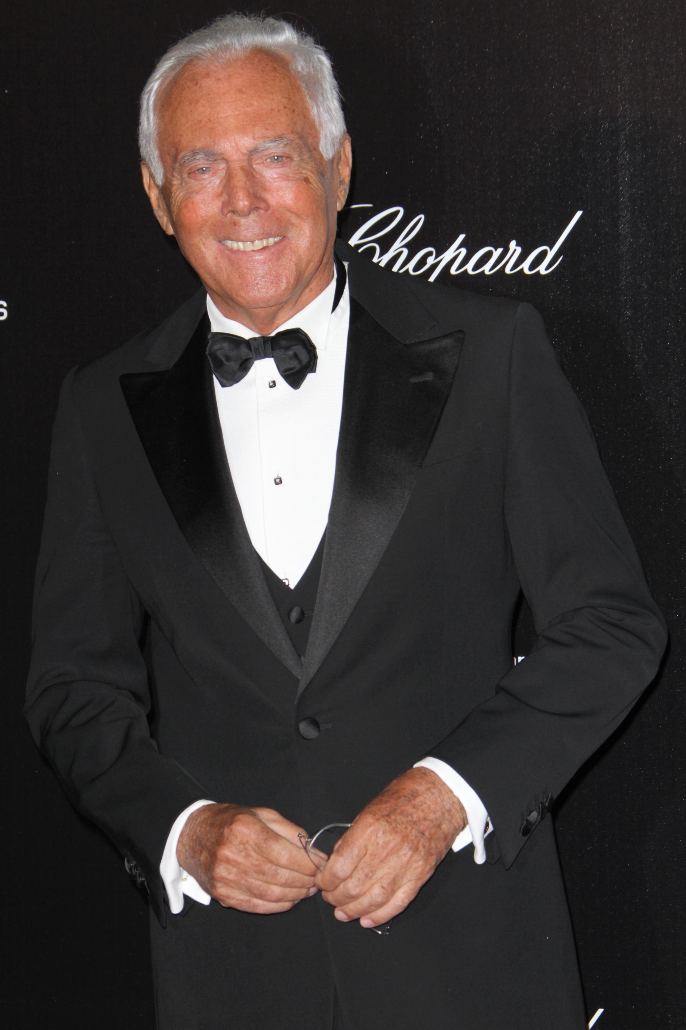 Giorgio Armani recunoaste ca aspectul sau fizic i-a adus mare parte din succesul in lumea modei