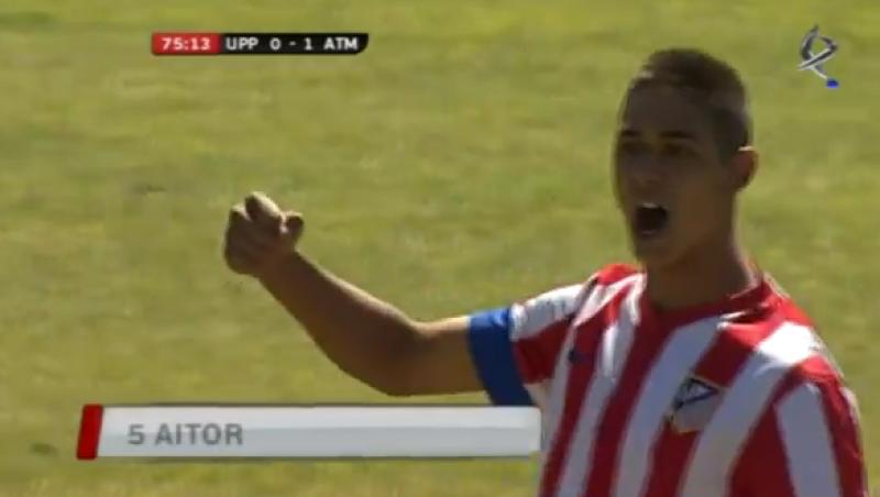 VIDEO! Radamel Falcao are urmasi la Atletico Madrid! Un fotbalist de la juniori a inscris un gol senzational de centrul terenului!