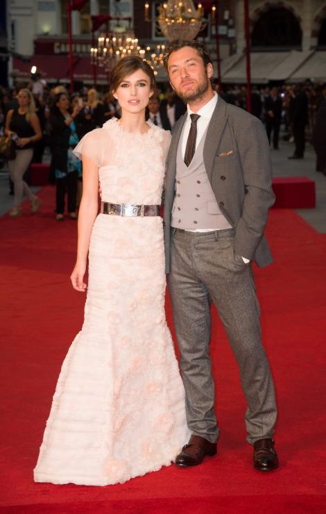 Keira Knightley si Jude Law au stralucit la premiera filmului "Anna Karenina"