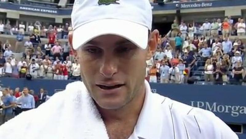 VIDEO! Retragere cu ochii in lacrimi pentru Andy Roddick. Americanul a spus adio tenisului la US Open
