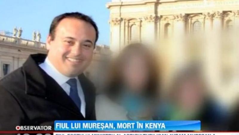 Fiul fostului ministru Ioan Avram Muresan a fost gasit mort in Kenya