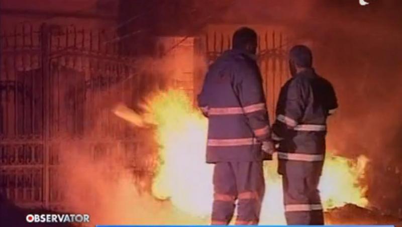 O soferita din Targu Mures a provocat un incendiu la o conducta de gaze