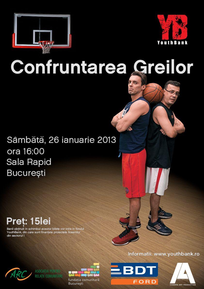 Veniti de luati baschet! Mircea "Mullin" Badea si Victor "Kemp" Ciutacu, singuri impotriva tuturor, la Sala Rapid!