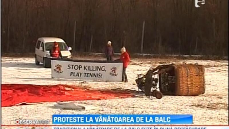 Vanatoare cu protest la Balc: Militantii pentru drepturile animalelor cer oprirea vanatorii