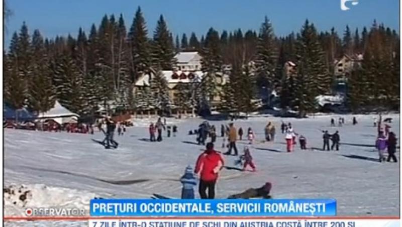 Tot mai multi iubitori ai sporturilor de iarna dau partiile din Romania pe cele din Europa