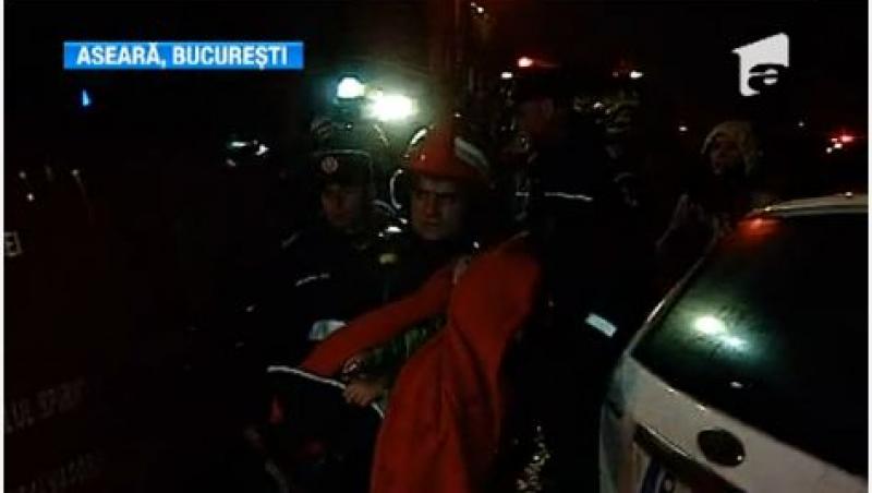 Incendiu in centrul Capitalei: Un bloc a fost evacuat. Doi adulti si trei copii au avut nevoie de ingrijiri medicale