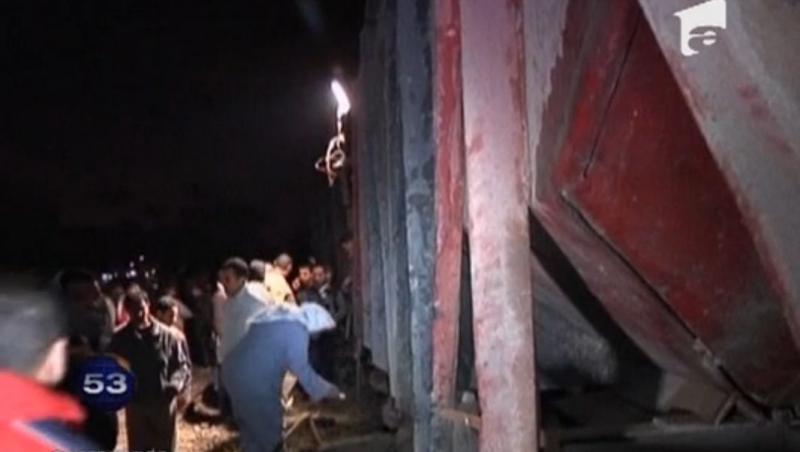 Accident feroviar grav in Egipt: 19 oameni au murit si peste 100 au fost raniti