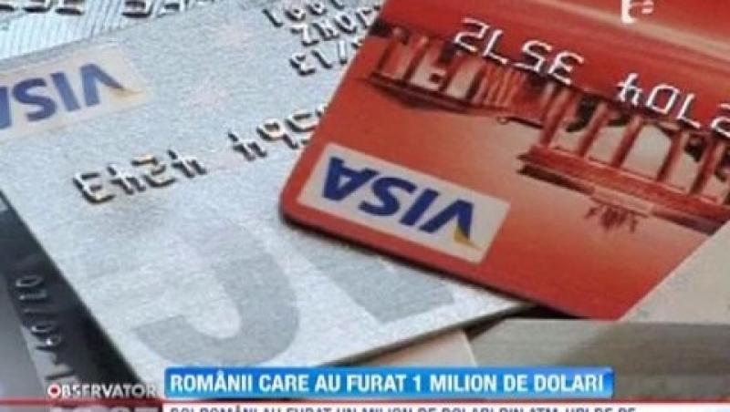 Doi romani au furat un milion de dolari din ATM-uri americane