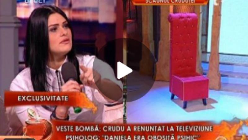 Relatia Danielei Crudu cu Mihai Costea si renuntarea ei la televiziune, prin ochii psihologului Nicoleta Vascan