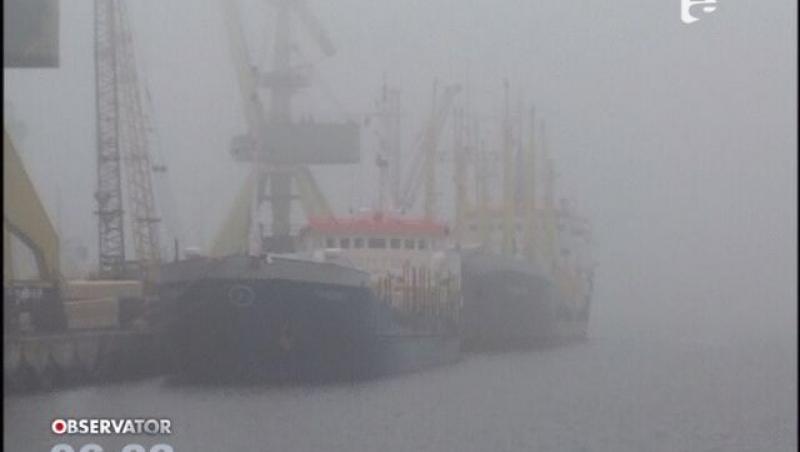 Traficul maritim, paralizat de ceata