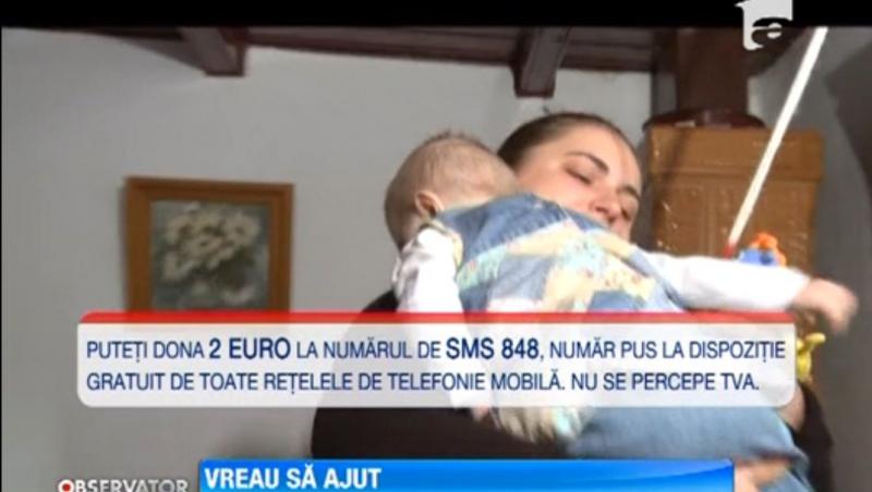 Vreau sa ajut! Ana-Maria s-a nascut in urma cu un an, cu grave malformatii la inima. Iata cum o poti ajuta!