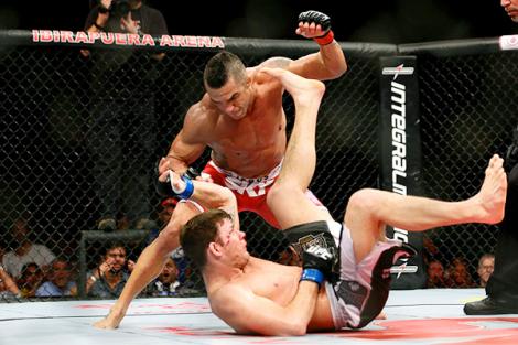 Vitor Belfort l-a facut K.O. pe Michael Bisping in Gala UFC din Brazilia
