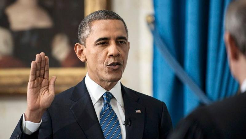 Barack Obama, investit a doua oara ca presedinte al Statelor Unite, in ovatiile a un milion de persoane