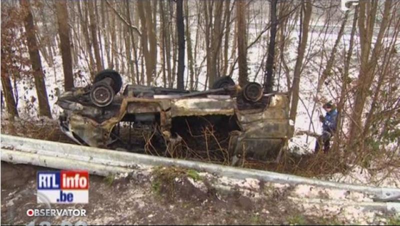 Trei romani au murit arsi de vii intr-un accident cumplit produs in Belgia