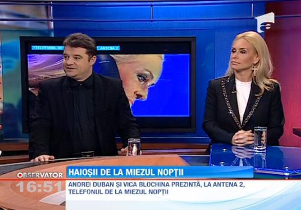 Vedetele show-ului "Telefonul de la miezul noptii", Andrei Duban si Vica Blochina, marturisiri despre familie si cariera