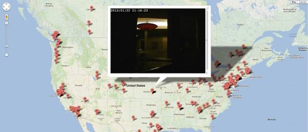 Harta online a camerelor IP nesecurizate!