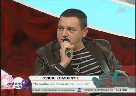 Ovidiu Komornyik va lansa un nou album, la Sala Palatului