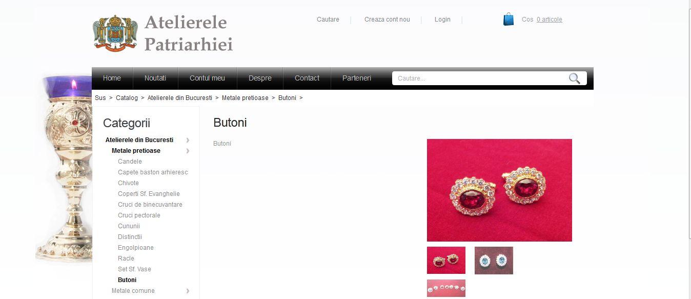 Biserica Ortodoxa face ce face, dar stie ce face! Are magazin online iar cele mai vandute produse sunt butonii de argint