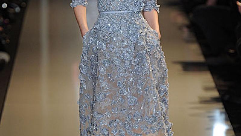 Casele de moda Valentino, Elie Saab si Armani si-au prezentat colectiile haute-couture 2013