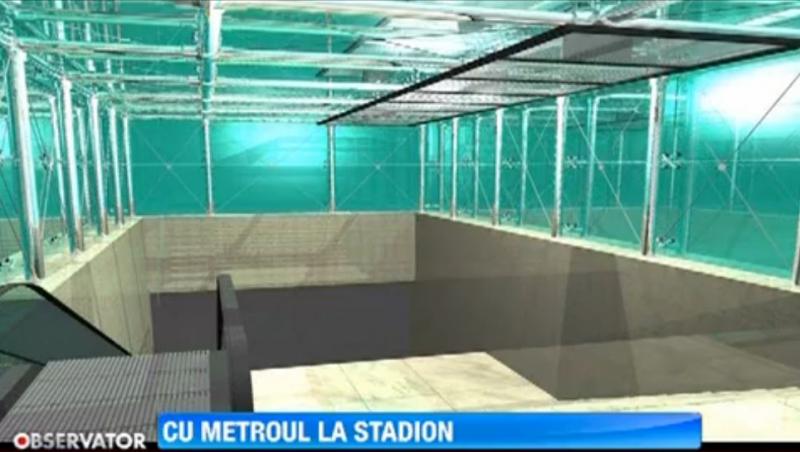 Primaria Capitalei vrea statie de metrou cu stadion deasupra. Costul? 900 milioane de lei