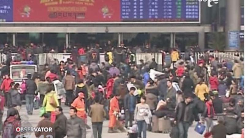 Cea mai mare migratie anuala de pe planeta a inceput in China