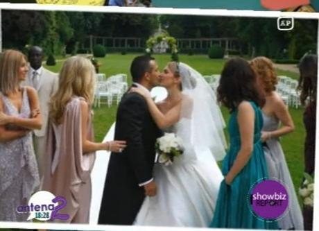 Imagini inedite de la nunta Mariei Marinescu. "Nu am vrut ca sotul meu sa vada rochia de mireasa inainte"