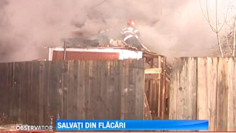 Incendiu in cartierul Titan: O familie intreaga, la un pas sa arda in propria casa