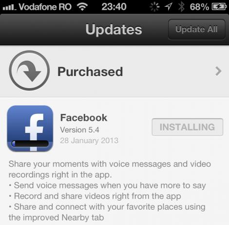 Facebook pentru iOS devine mult mai capabil