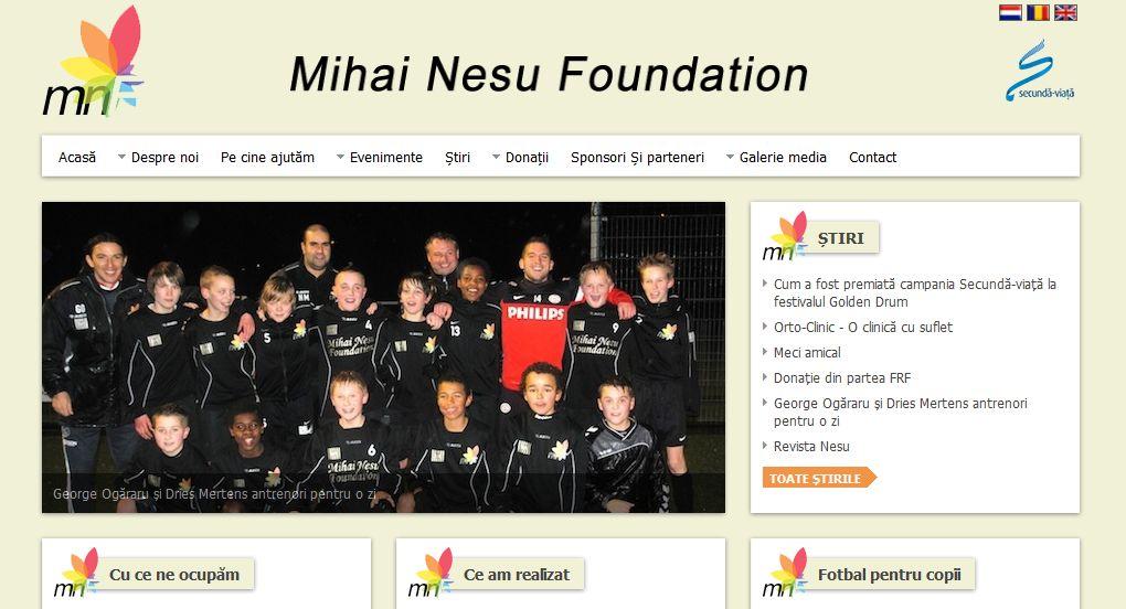 Fundatia Mihai Nesu are o noua pagina oficiala de Internet. Si tu poti ajuta!