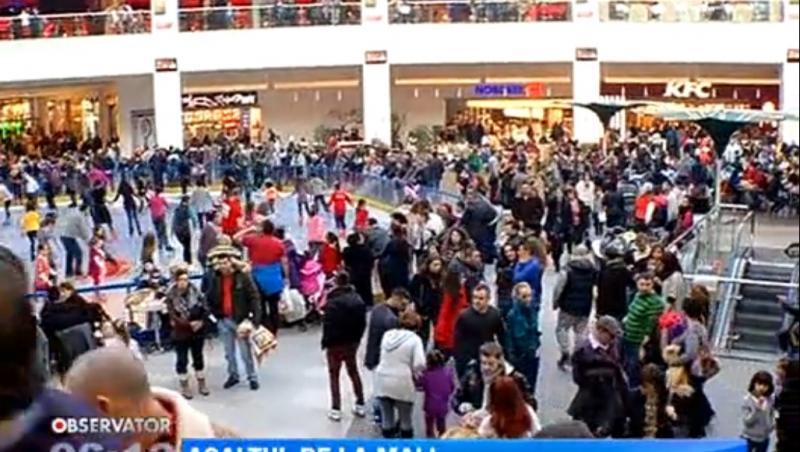La inceput de an, bucurestenii au luat cu asalt mall-urile