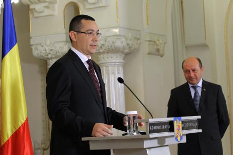 Traian Basescu si Victor Ponta, prima intalnire pe 2013