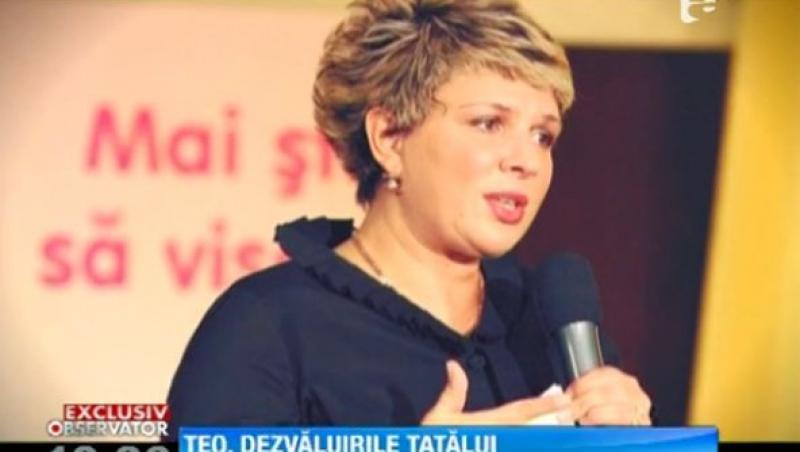 Teo Trandafir nu s-a impacat cu tatal ei nici de Sarbatori