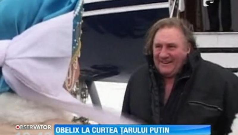 Gerard Depardieu a primit pasaportul rusesc de la Vladimir Putin