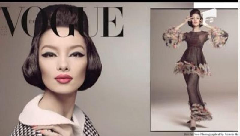 Pentru prima data, pe coperta celebrei reviste Vogue apare un fotomodel asiatic