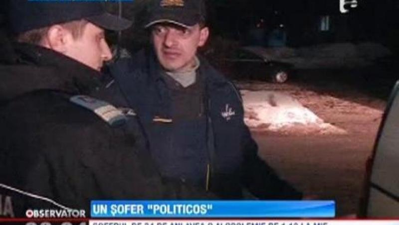 Un sofer beat, la un pas sa se ia la bataie cu jandarmii si politistii