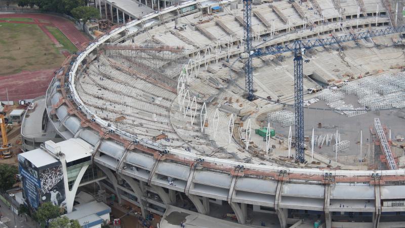 FOTO! Istoria se reconstruieste! Lucrari de modernizare la celebrul stadion Maracana