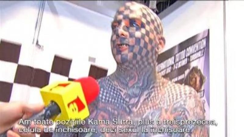 Pe pielea lor! Pasionatii s-au reunit in Capitala la conventia internationala de tatuaje