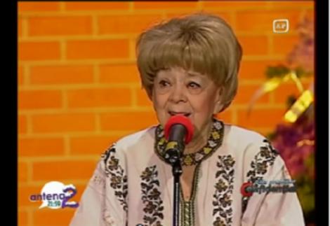 Angela Moldovan, indragita cantareata de muzica populara, s-a stins din viata la 86 de ani