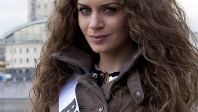 Reprezentanta Romaniei la Miss Universe 2013, Roxana Andrei, a ajuns la Moscova