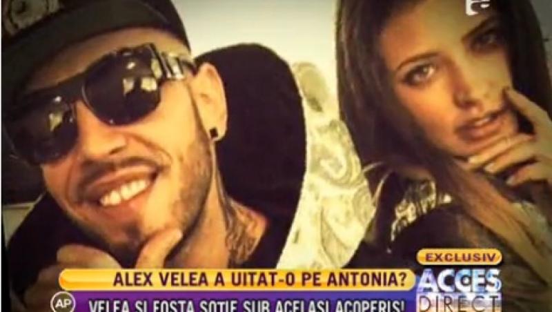 Alex Velea a uitat-o pe Antonia? Cantaretul si-a petrecut ziua alaturi de fosta sotie