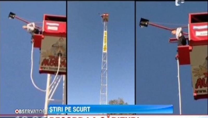 Un australian a facut bungee jumping de 150 de ori, in 21 de ore