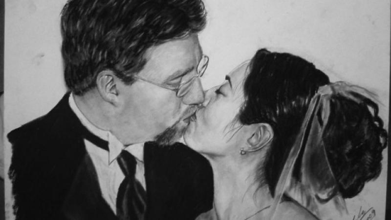 VIDEO! Un artist asiatic deseneaza cu ambele maini... in acelasi timp!