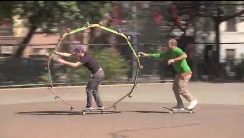 VIDEO! Cum functioneaza skateboard-ul circular