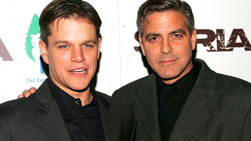Matt Damon şi George Clooney