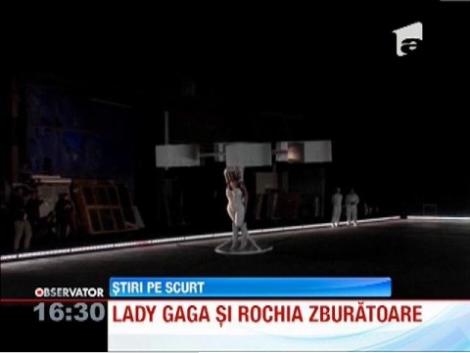 Lady Gaga, din nou inovatoare: A lansat prima rochie zburătoare din lume