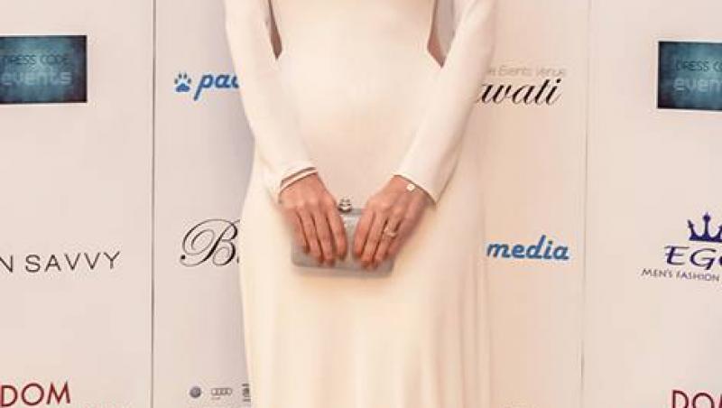 Anca Lungu, în rochia purtată de Christina Aguilera
