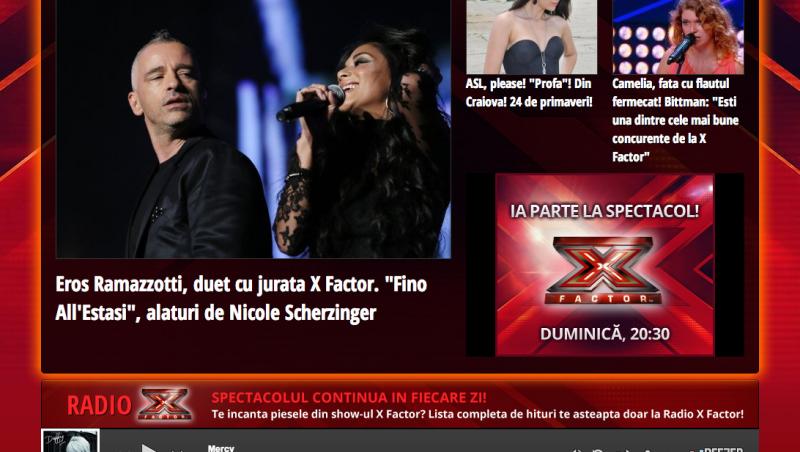 X Factor joaca foarte bine si online