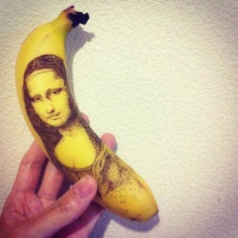 GALERIE FOTO! O formă de artă... delicioasă: Bananele TATUATE!