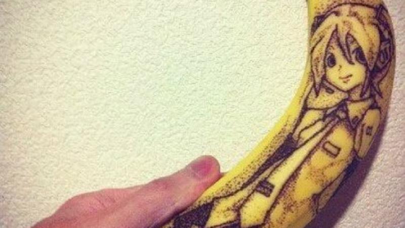 GALERIE FOTO! O formă de artă... delicioasă: Bananele TATUATE!